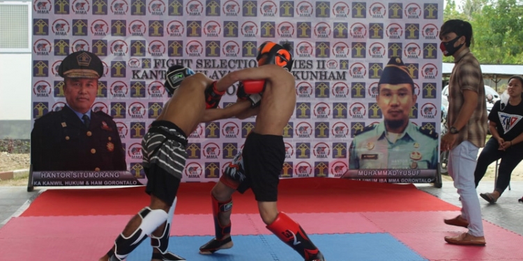 Suasana Pertandingan IBA-MMA perwakilan partai Laki-laki(Putra/Gopos)
