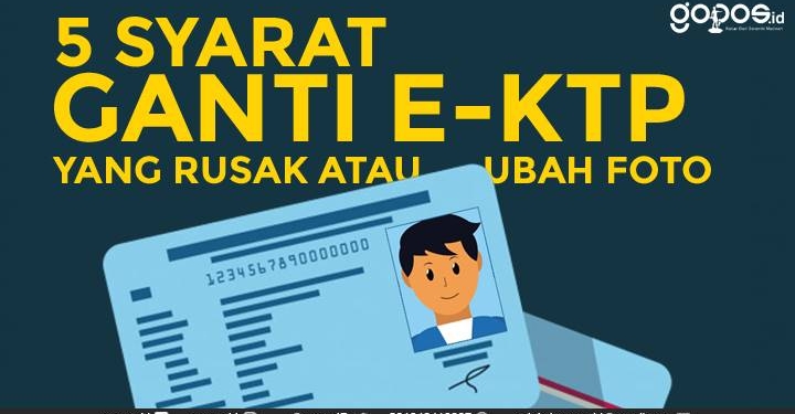 Mudah Kok! Ini Cara Mengganti KTP Elektronik Yang Rusak Atau Ubah Foto ...