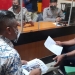 Hamzah Sidik menyampaikan laporan ke Polda Gorontalo, Selasa (23/3/2021).
