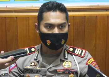Kasat Lantas Polres Gorontalo Kota, AKP Dedik Agus Purwanto. (putra/gopos)