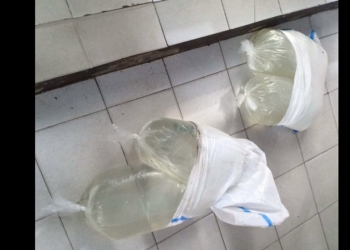 Miras Cap Tikus sebanyak 50 liter diamankan Polres Gorontalo dalam pelaksanaan operasi pekat. (Humas Polda Gorontalo)