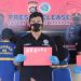 Beberapa Barang bukti Narkoba jenis Shabu-shabu yang berhasil diamankan oleh Pihak Polres Gorontalo (putra Gopos)