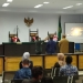Gubernur Gorontalo, Rusli Habibie, memberi kesaksian pada persidangan di Pengadilan Tipikor Gorontalo, Senin (8/3/2021). (muhajir/gopos)