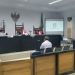 Gubernur Gorontalo, Rusli Habibie, saat memberi kesaksian di Pengadilan Tindak Pidana Korupsi (Tipikor) Gorontalo, Rabu (10/3/2021). (ramlan/gopos)