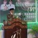 Bupati Gorontalo Nelson Pomalingo Saat Memberikan Sambutan Di Acara Seleksi Tilawah Qur'an dan hadits (STQH) Sekaligus. (PutraGopos)