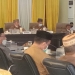 Bupati Pohuwato, Saipul Mbuinga, bersama Wakil Bupati Pohuwato, Suharsi Igrisa, memimpin rapat kerja bersama para pimpinan OPD, Senin (1/3/2021).