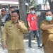 Wakil Bupati Gorontalo Hendra S Hemeto saat hendak melakukan Kunjungan Kesejumlah Organisasi Perangkat Daerah (OPD). (Putra/Gopos)