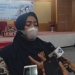 Wakil Ketua Komisi IX Dewan Perwakilan Rakyat Republik Indonesia ((DPR-RI) saat diwawancarai awak media, usai melaksanakan Sosialisasi Advokasi dan Kie Program Bangga Kencana bersama Mitra Kerja di Hotel Damhil Kota Gorontalo, Selasa (16/3/2021). (foto/ramlan/gopos).