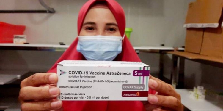 ASTRAZENECA - Vaksin Covid-19 AstraZeneca tiba di Gorontalo, Jumat (26/3/2021). (istimewa)