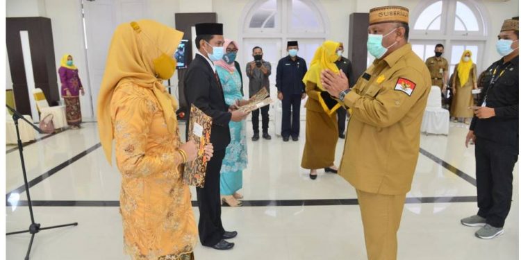 Pelantikan Kepsek Gorontalo