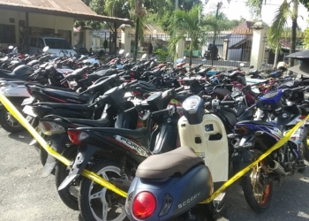 61 motor diamankan saat balap liar