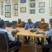 Bupati Bone Bolango Hamim Pou saat menerima kunjungan Kepala Kantor Wilayah Kementerian Hukum dan Ham Gorontalo diruang rapat Bupati. (Foto Diskominfo)