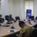 Bupati Bone Bolango Hamim Pou saat menggelar rapat bersama jajaran pemerintah terkait pembukaan kembali pembelajaran tatap muka disekolah (foto Diskominfo)
