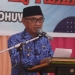 Bupati Pohuwato Saipul A. Mbuinga saat memberikan sambutan pada pengukuhan KORPRI Kabupaten Pohuwato, Selasa (6/4/2021).(Yadin