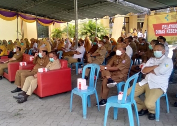 Suasana Halal Bihalal di lingkungan Dinas Kesehatan Provinsi Gorontalo