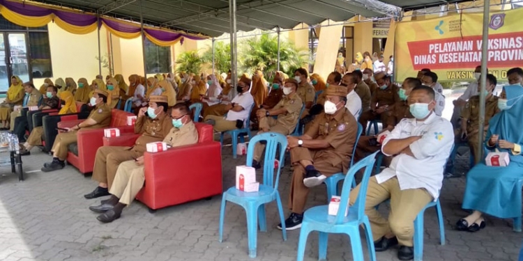 Suasana Halal Bihalal di lingkungan Dinas Kesehatan Provinsi Gorontalo