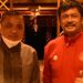 Wakil Bupati Gorontalo Hendra S Hemeto saat bertemu Pelatih Timnas Indonesia Indra Sjafri di Rumah Makan orawasa limboto. (Humas Kominfo Kabupaten Gorontalo)