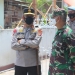 Kapolda Gorontalo Brigjend Pol Ahkmad Wiyagus dan Danrem 133 Nani Wartabone Brigjen TNI Bagus Antonov Hardito meninjau pengaman geraja di hari Jumat Agung. (Putra Gopos)