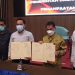 Penandatanganan Memorandum of Understanding (MoU) dilakukan oleh Bupati Gorontalo, Nelson Pomalingo, dan General Manager (GM) Aryaduta, Rommy Senduk (Putra Gopos)