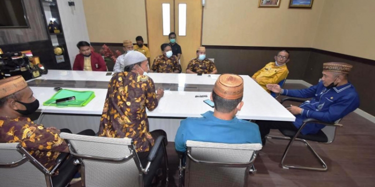 Silaturahmi Pimpinan Daerah Muhammadiyah Kabupaten Pohuwato bersama Bupati Pohuwato, Kamis (15/4/2021).