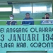 Nelson Pomalingo meninjau seleksi Atlet sepakbola bersama Firman Utina (Humas Kominfo Kabupaten Gorontalo).