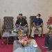 Ombudsman RI perwakilan provinsi Gorontalo saat bertemu Bupati Pohuwato Saipul A. Mbuinga di ruang kerja Bupati Pohuwato, Selasa (6/4/2021).