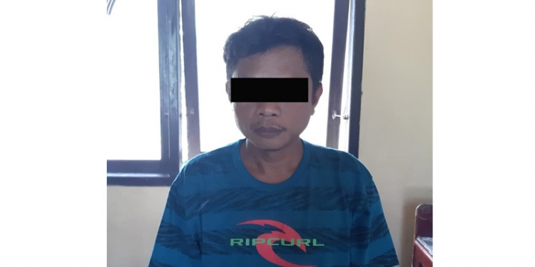 Terduga pelaku pembunuhan, ADj alias Upin. (Humas Polda Gorontalo)