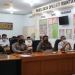 Rapat Koordinasi Pemkab Gorut bersama Polres Gorontalo, dan Polres Gorut yang dipimpin Kapolri melalui virtual meeting, Rabu (21/4/2021)