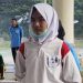 Shevia Puspita Sari (putih nomor 16) saat mengikuti proses seleksi paskibraka di tingkat kabupaten Pohuwato.