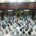 Suasana tarawih malam pertama Ramadan di masjid Baiturrahman Limboto, Senin (13/4/2021) malam. (Putra/gopos)