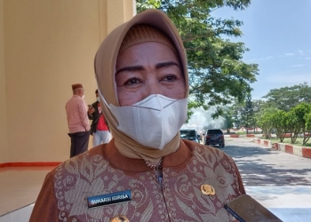 Wakil Bupati Pohuwato, Suharsi Igirisa.(Azhar/Gopos).