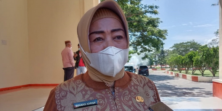 Wakil Bupati Pohuwato, Suharsi Igirisa.(Azhar/Gopos).