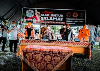 Kegiatan Latihan Gabungan Tanggap Bencana Pada Masa Pendemi Covid-19 Tahun 2021 oleh Kabupaten Gorontalo dan Kabupaten Pohuwato (Humas Kominfo Kabupaten Gorontalo