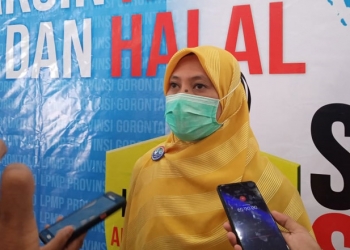 Kepala Bidang Pencegahan dan Pengendalian Penyakit Menular (P2P) Dinas Kesehatan Bone Bolango, Dr. Rahayu Tulen