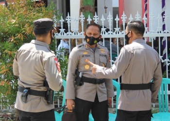 180 Personel Polres Gorontalo Amankan 22 Gereja