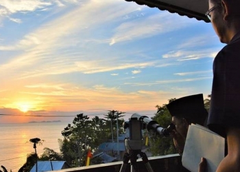 ILUSTRASI - Pengamatan hilal (dok. Kemenag)