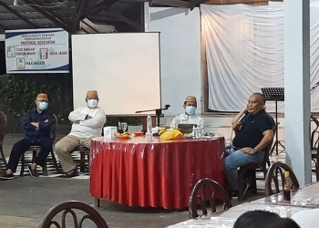 BEASISWA PEMPROV GORONTALO - Rapat koordinasi Anggota DPRD Provinsi Gorontalo bersama Pemprov Gorontalo. Dalam rapat tersebut membahas beberapa program pemerintah termasuk program beasiswa, Ahad (18/4/2021) (istimewa)