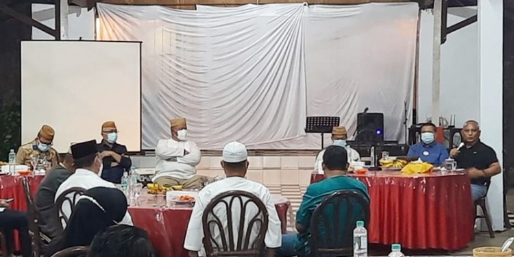 RAPAT KOORDINASI - Rapat koordinasi antara DPRD Provinsi Gorontalo bersama Pemprov Gorontalo, Ahad (18/4/2021) (istimewa)