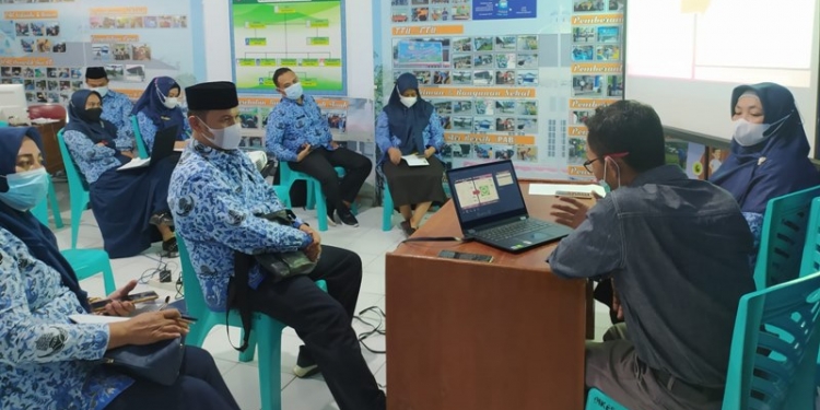 BIMTEK - Kegiatan bimtek pelaksanaan pelaporan aksi konvergensi yang diikuti oleh OPD teknis penanganan stunting Kabupaten Bone Bolango, Senin (19/4/2021) (istimewa)