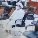 Habib Rizieq Shihab mengikuti pembacaan putusan kasus pelanggaran Prokes Megamendung di Pengadilan Negeri Jakarta Timur, Kamis (27/5/2021). (suara.com)