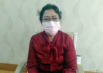Kepala Bidang P2P Dinkes Pohuwato, Maryam Samoe, SE, saat dikonfirmasi gopos.id, Kamis ( 27/5/2021). (foto/ramlan/gopos).