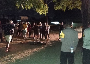 Penikaman di eks terminal andalas Kota Gorontalo