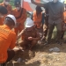 Bupati Pohuwato, Saipul Mbuinga, melakukan peletakan batu pertama pembangunan Pos SAR Basarnas di Pohuwato.