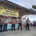 Salah satu posko pengamanan lebaran 2021 Polres Pohuwato yang berada di Pantai Pohon Cinta.(Azhar/Gopos).