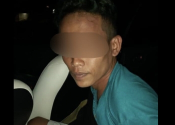 HO terduga pelaku pencurian di Kota Bitung saat dibekuk tim resmob Polda Gorontalo, Polsek Kota Tengah, serta Tim Tarsius Polres Bitung.