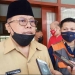 Wali Kota Blitar, Santoso usai menghadiri penyerahan parcel lebaran, di Balai Kusuma Wicitro, Senin (10/5/2021).