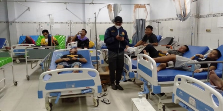 Korban keracunan di lapas Gorontalo