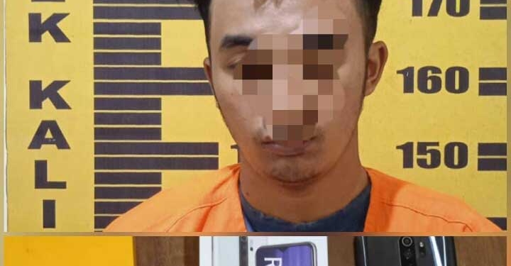 Pelaku pencurian HP di Tulungagung. (Foto: istimewa)