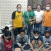 Sejumlah preman pelaku pengeroyokan yang berhasil diringkus aparat kepolisian Polresta Sidoarjo. (Foto: istimewa)