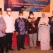 Ketua YBMG, Dr. Ir. H. Azis Rachman MM, saat menerima kejutan ulang tahun, di sela-sela Rakor Kelembagaan Kepala LLDIKTI Wilayah XVI Gorontalo, dengan Aptisi Wilayah Gorontalo, Pimpinan Yayasan dan Pimpinan Perguruan Tinggi se Provinsi Gorontalo. (Foto: Humas/Dayana)
